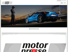 Tablet Screenshot of motorpresse.de